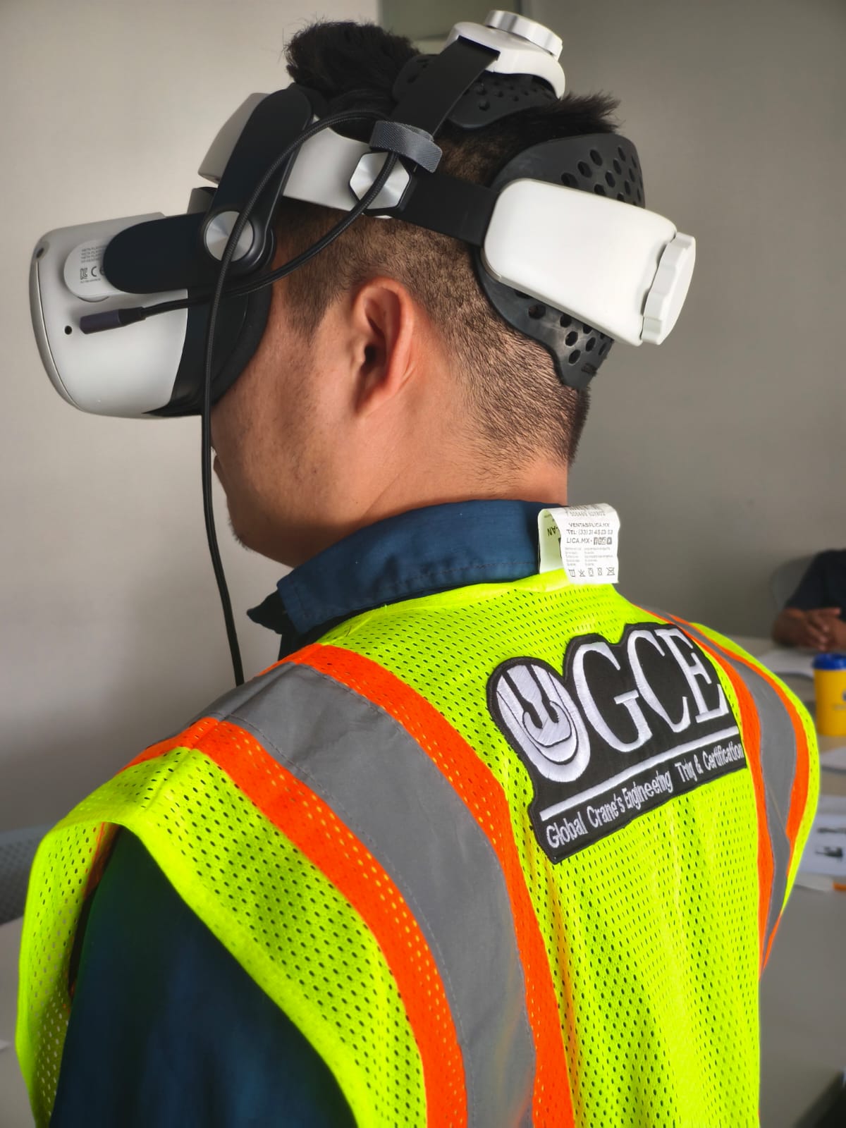 Entrenamiento con simulador de realidad virtual